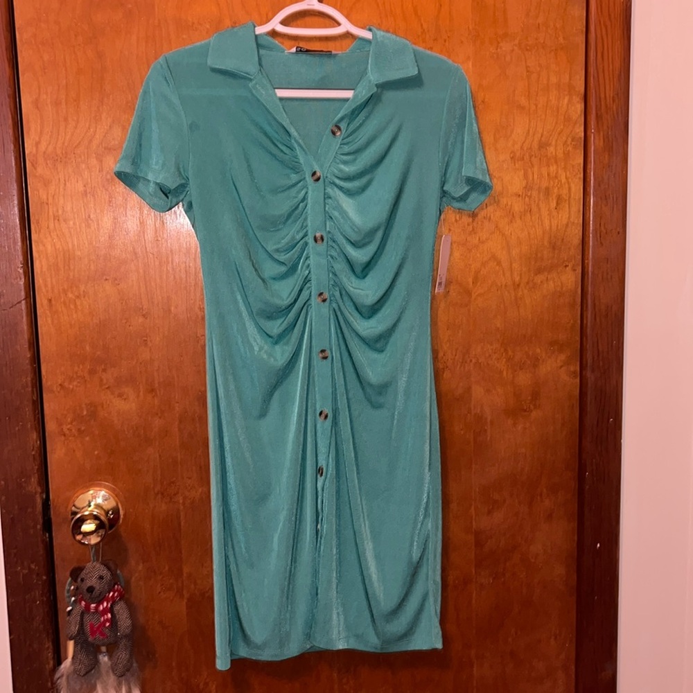 Green polo dress *brand new*